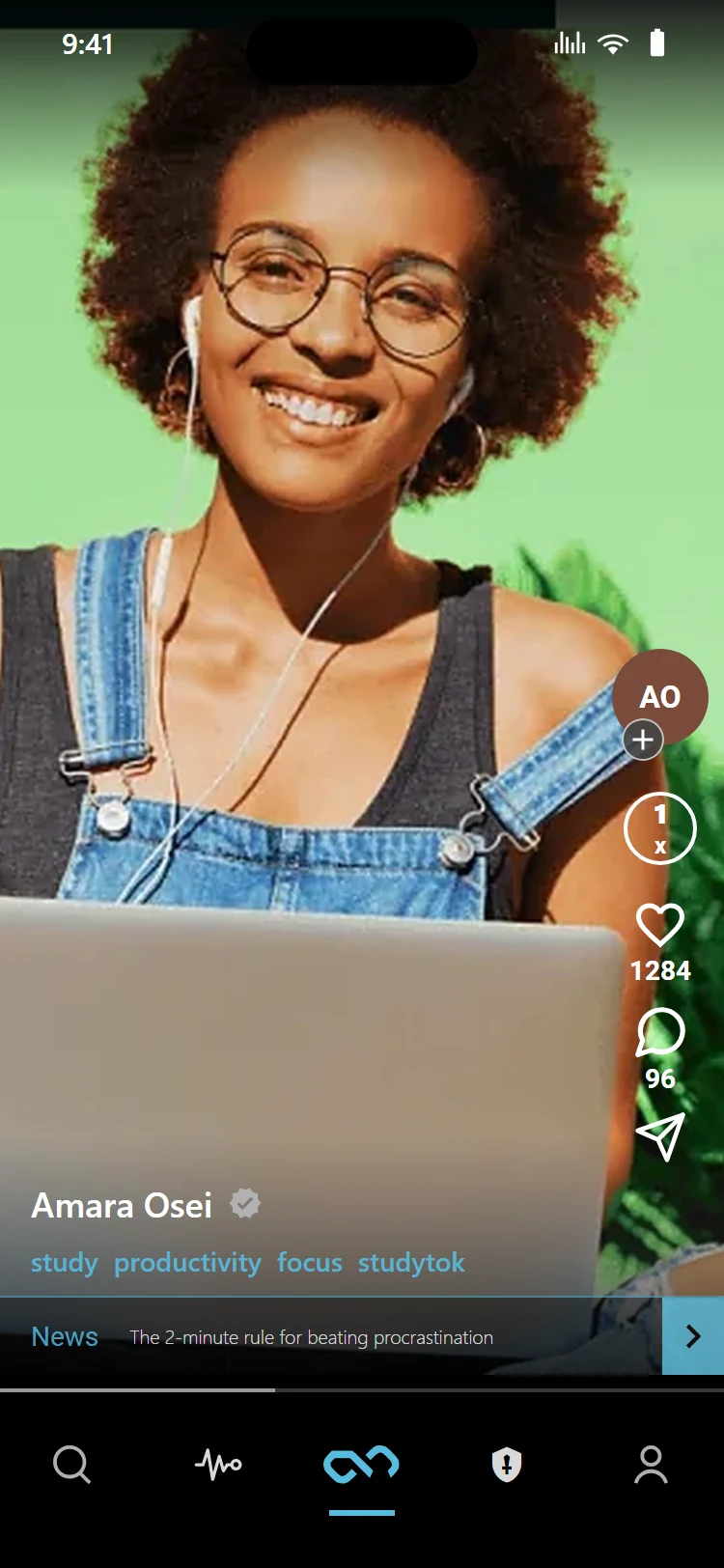 A Tik playing in the InfoTik feed