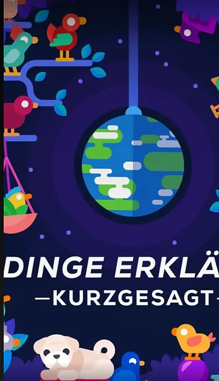An animated science explainer with a glowing planet